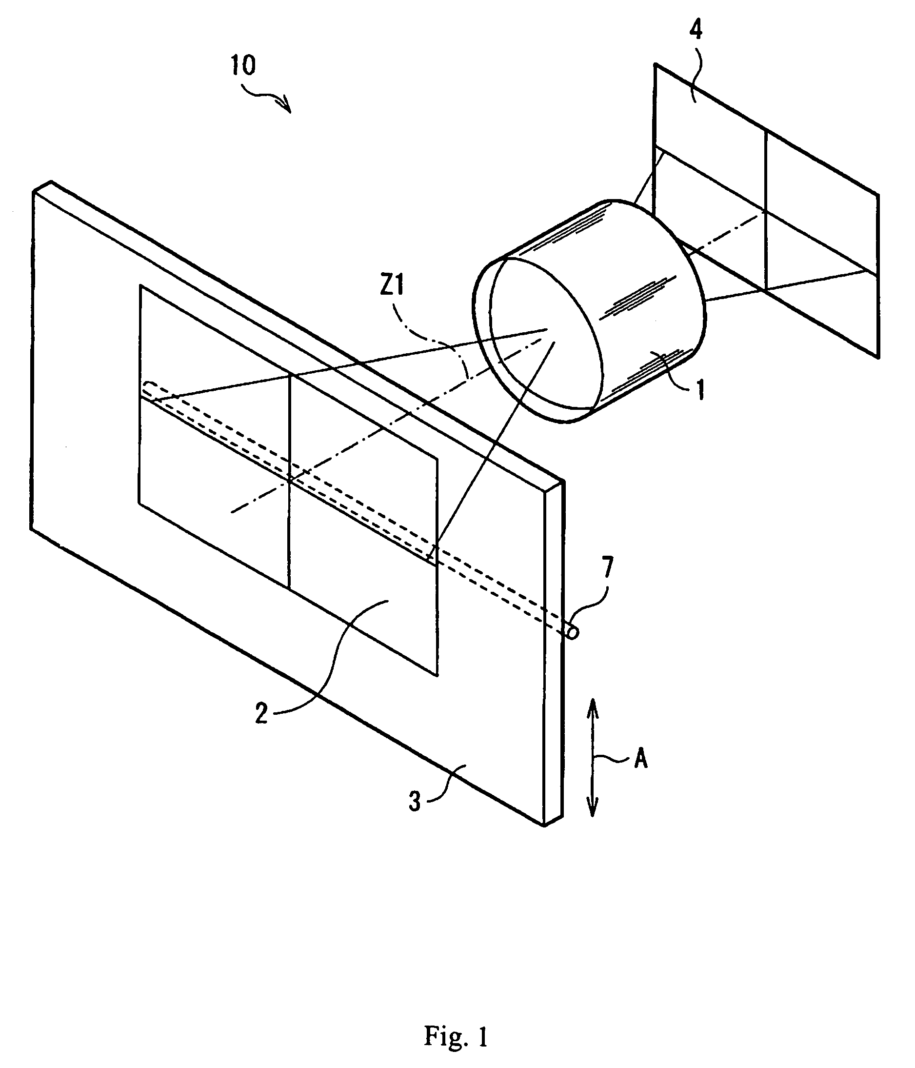 Image scanning lens and image reader that uses same