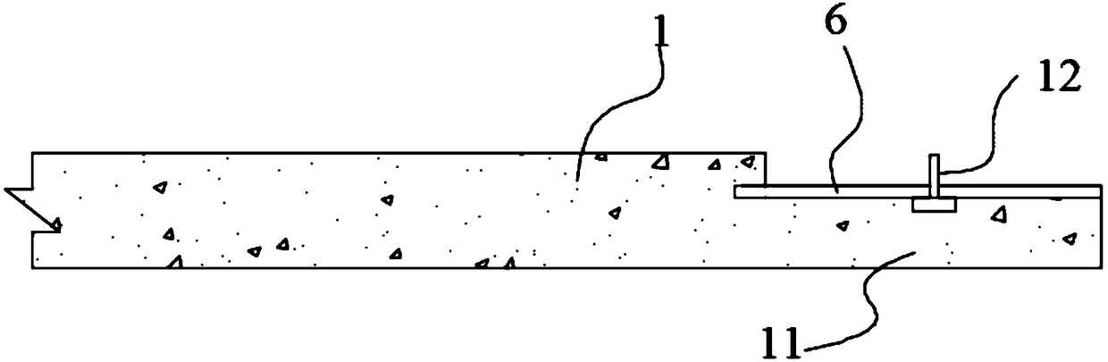 Fabricated beam plate and construction method