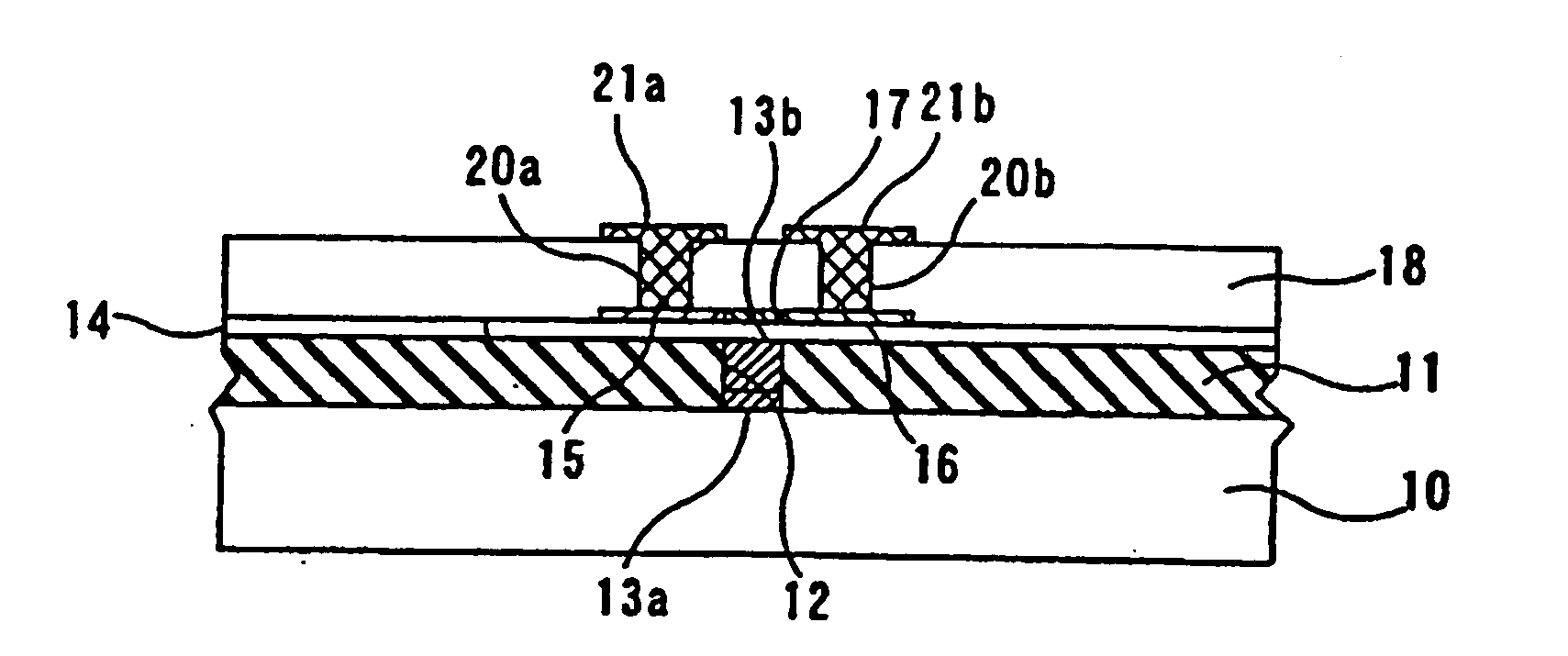 Thin-film transistor structure, method for manufacturing the thin-film transistor structure, and display device using the thin-film transistor structure