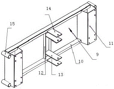 A welding line for the base of a checkered plate logistics vehicle