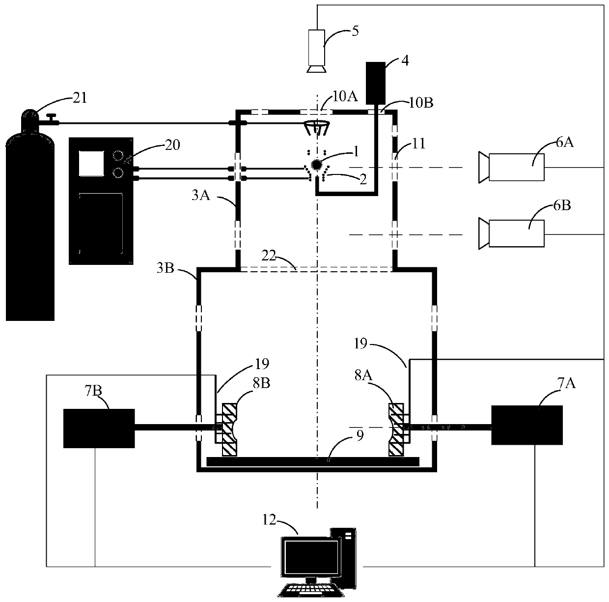 System and method for preparation of ultrahigh vacuum electromagnetic suspension material