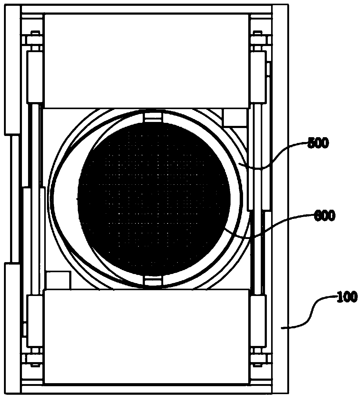 Black hole shielding device of excrement processor