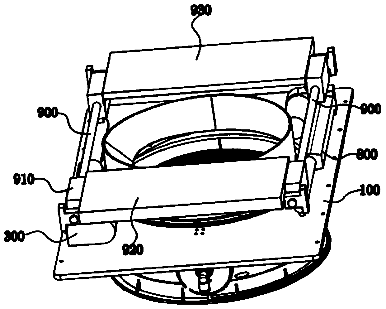 Black hole shielding device of excrement processor