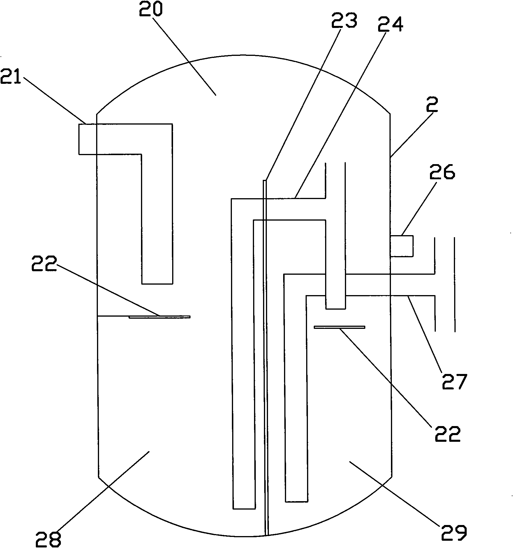 Method and device for producing biological butanol by continuous extraction and fermentation