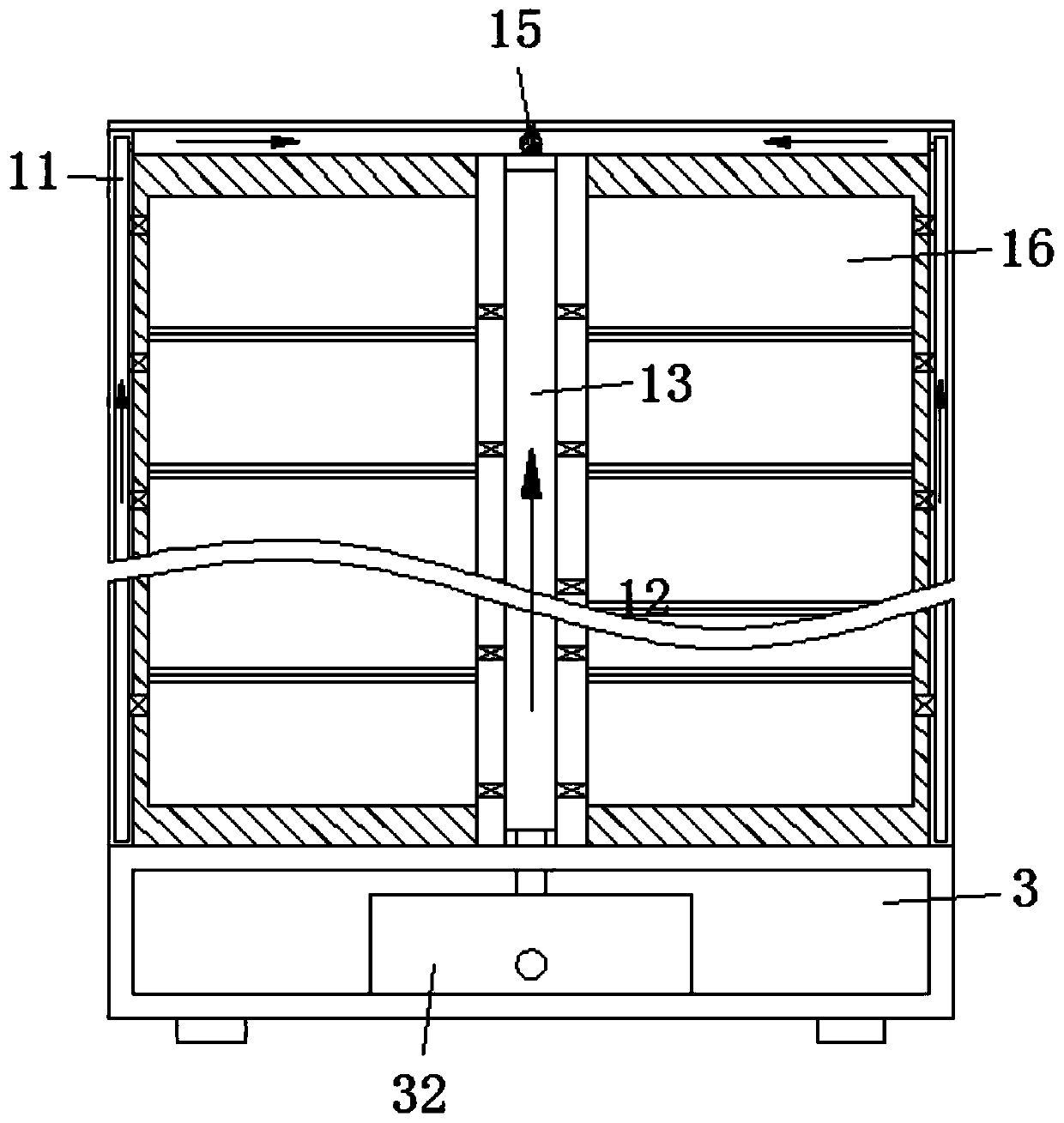 Automatic medicine storage cabinet