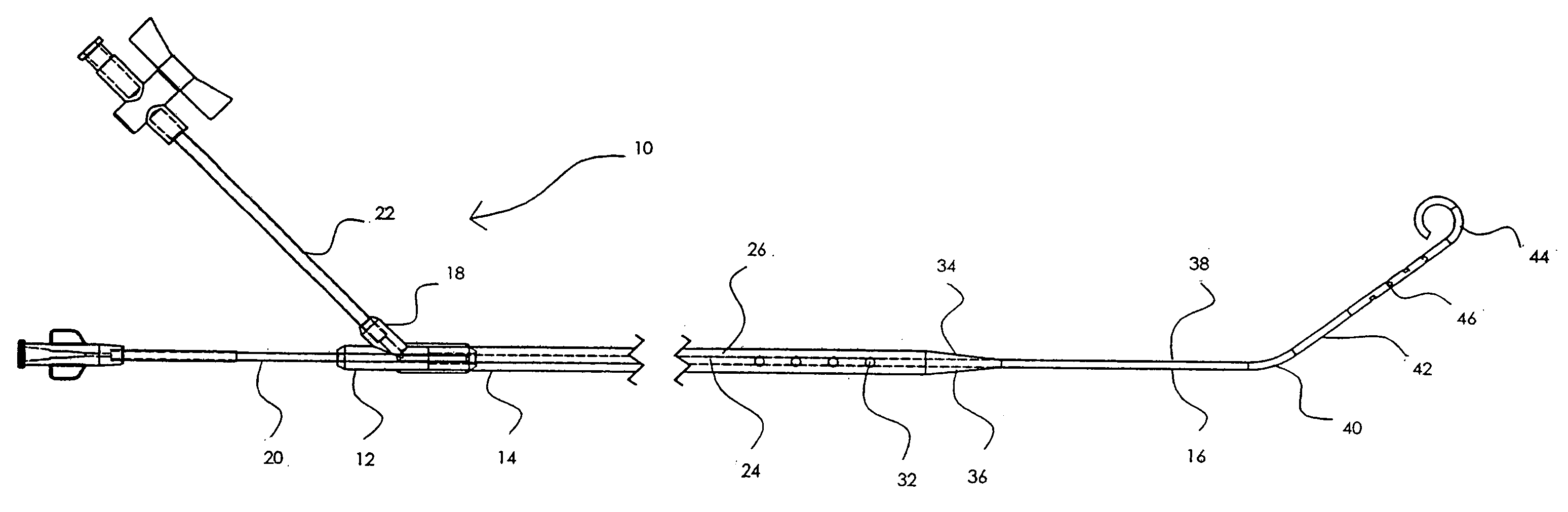 Coaxial dual lumen pigtail catheter