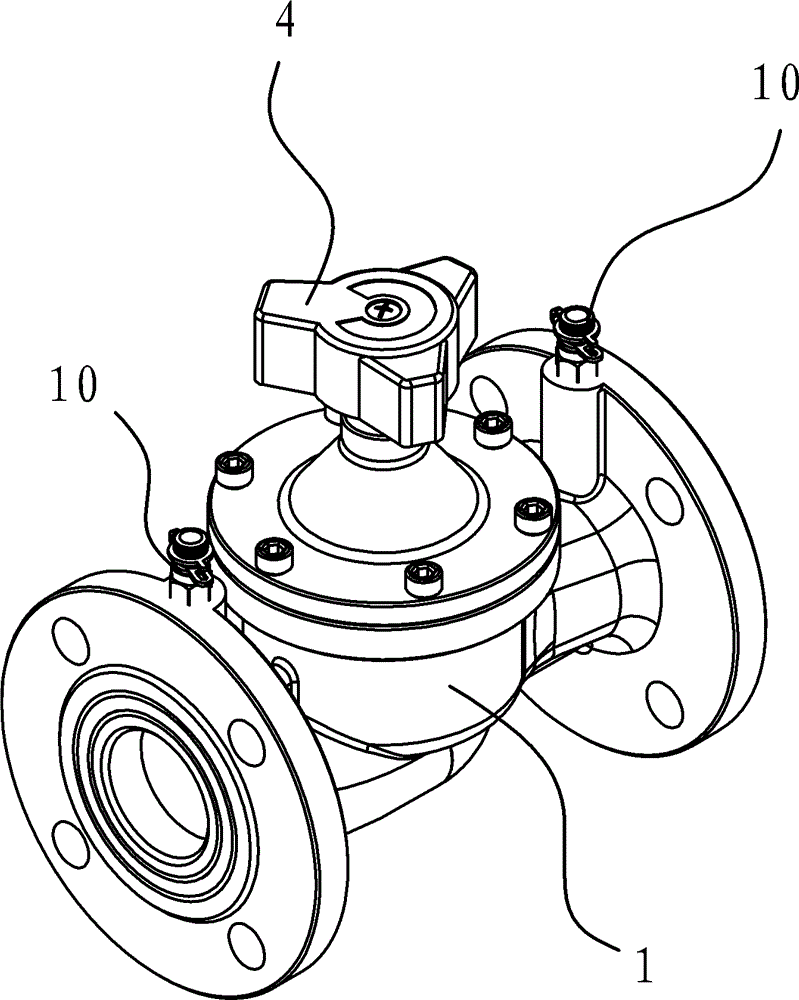 Pilot type control valve