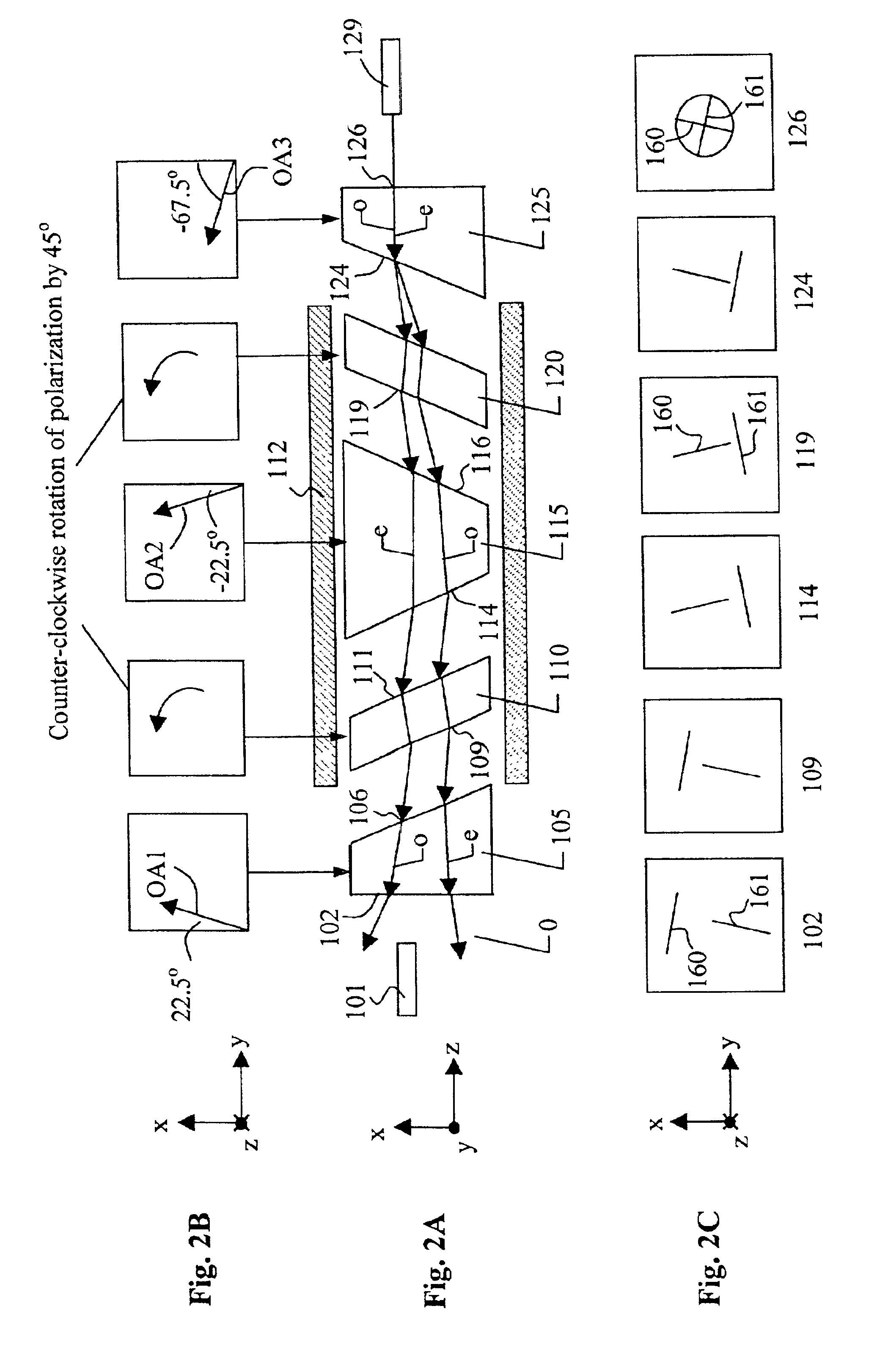 Two-stage optical isolator with simplified assembly process and improved performance