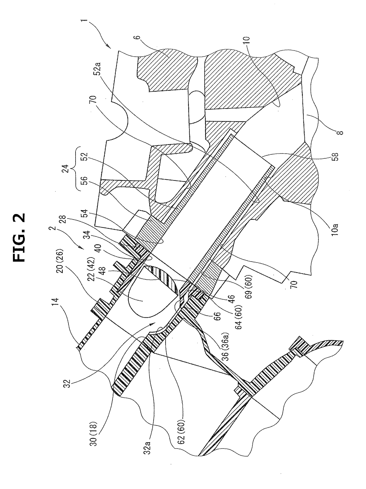 Air intake device for internal combustion engine