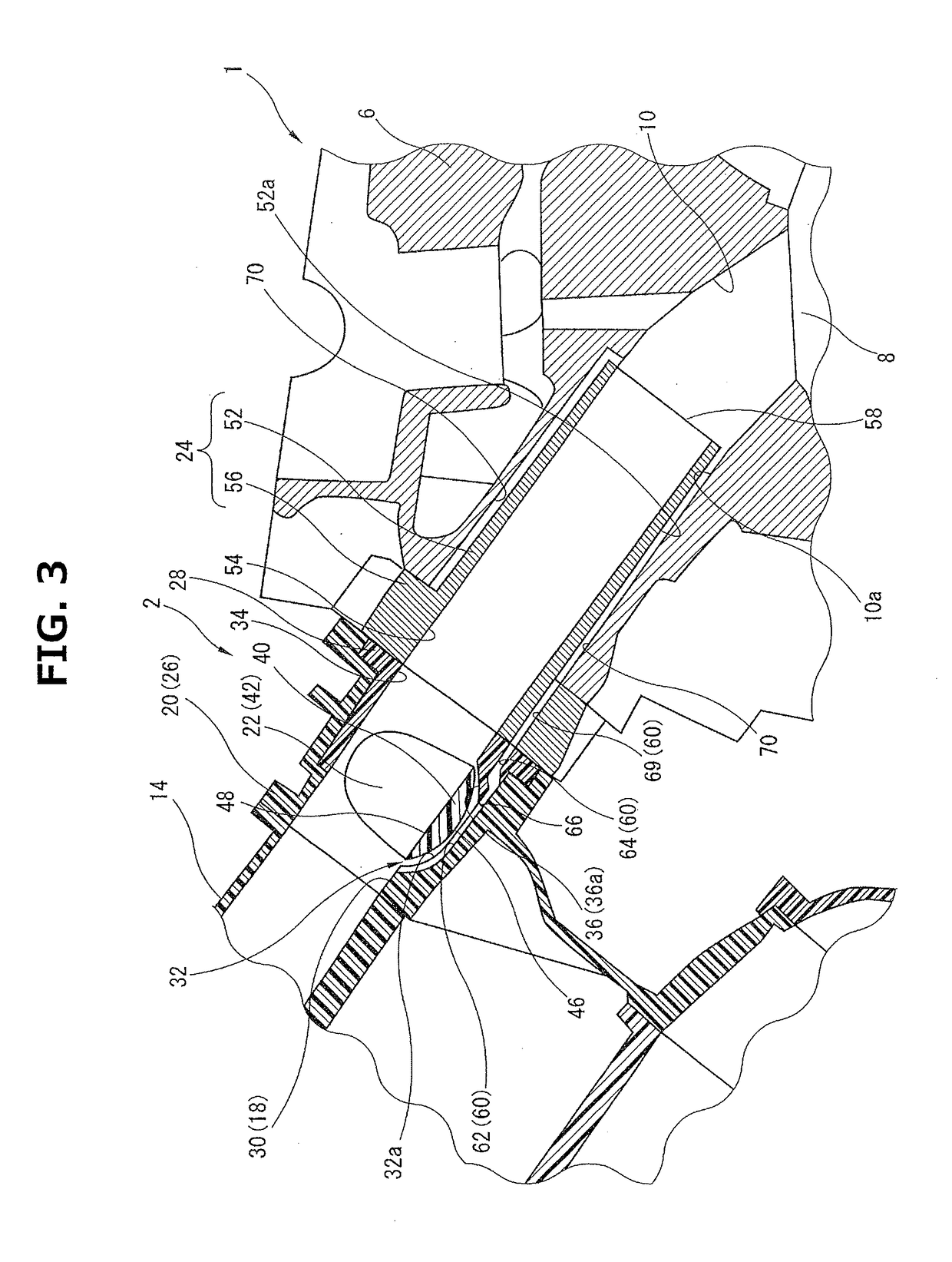 Air intake device for internal combustion engine