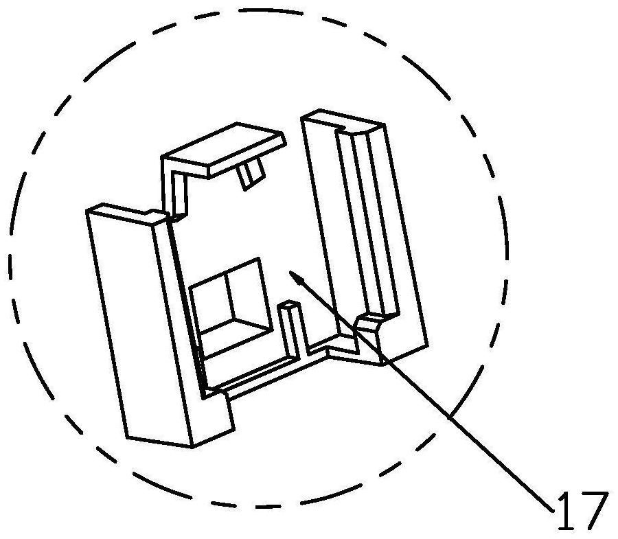 Automobile sundry hopper injection mold with inclined top driven by sliding block mechanism