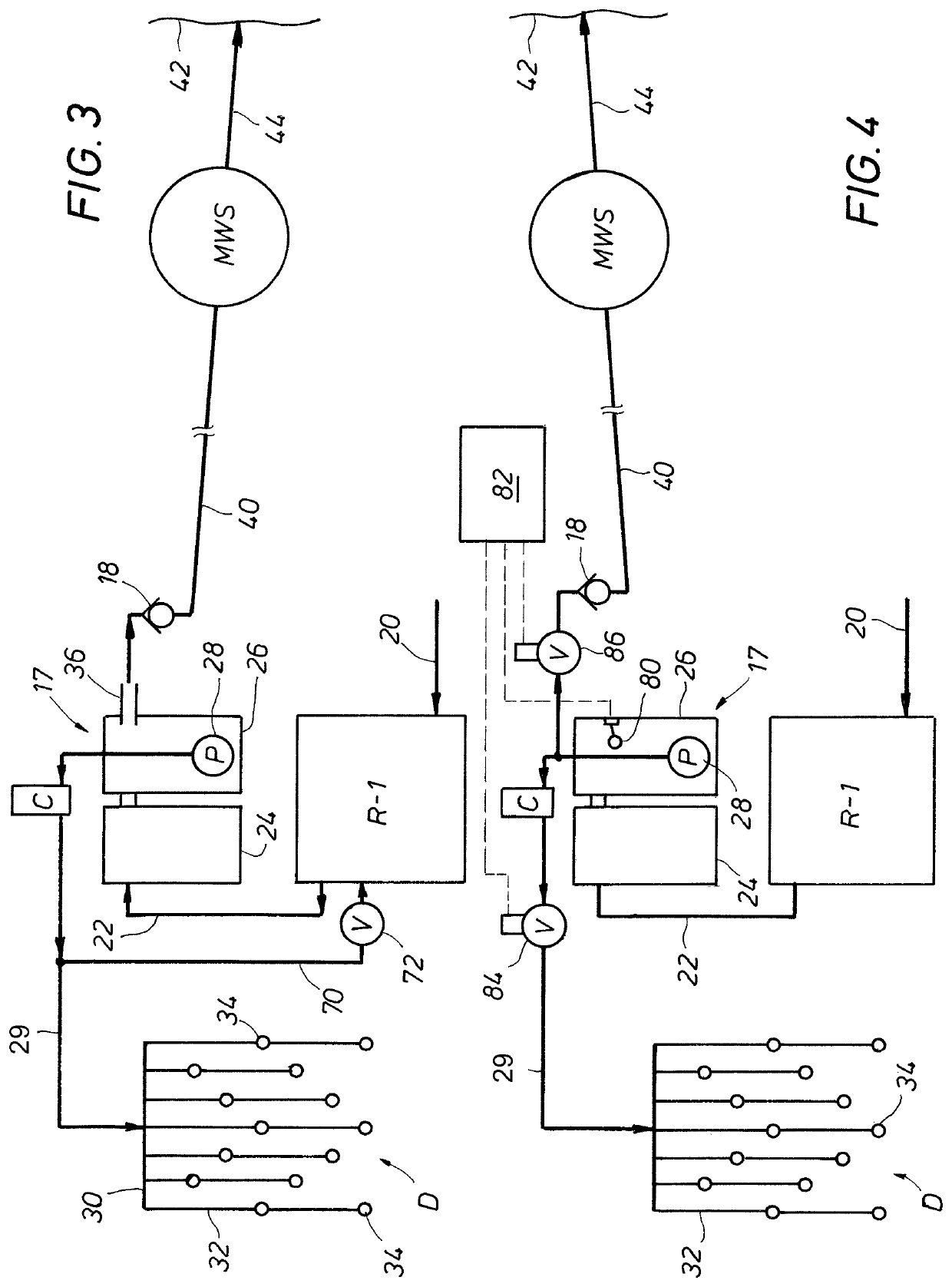 Wastewater re-use systems