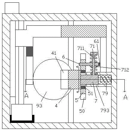 Shock absorption type water outlet nozzle assembly capable of achieving contact alarm and used for water heater