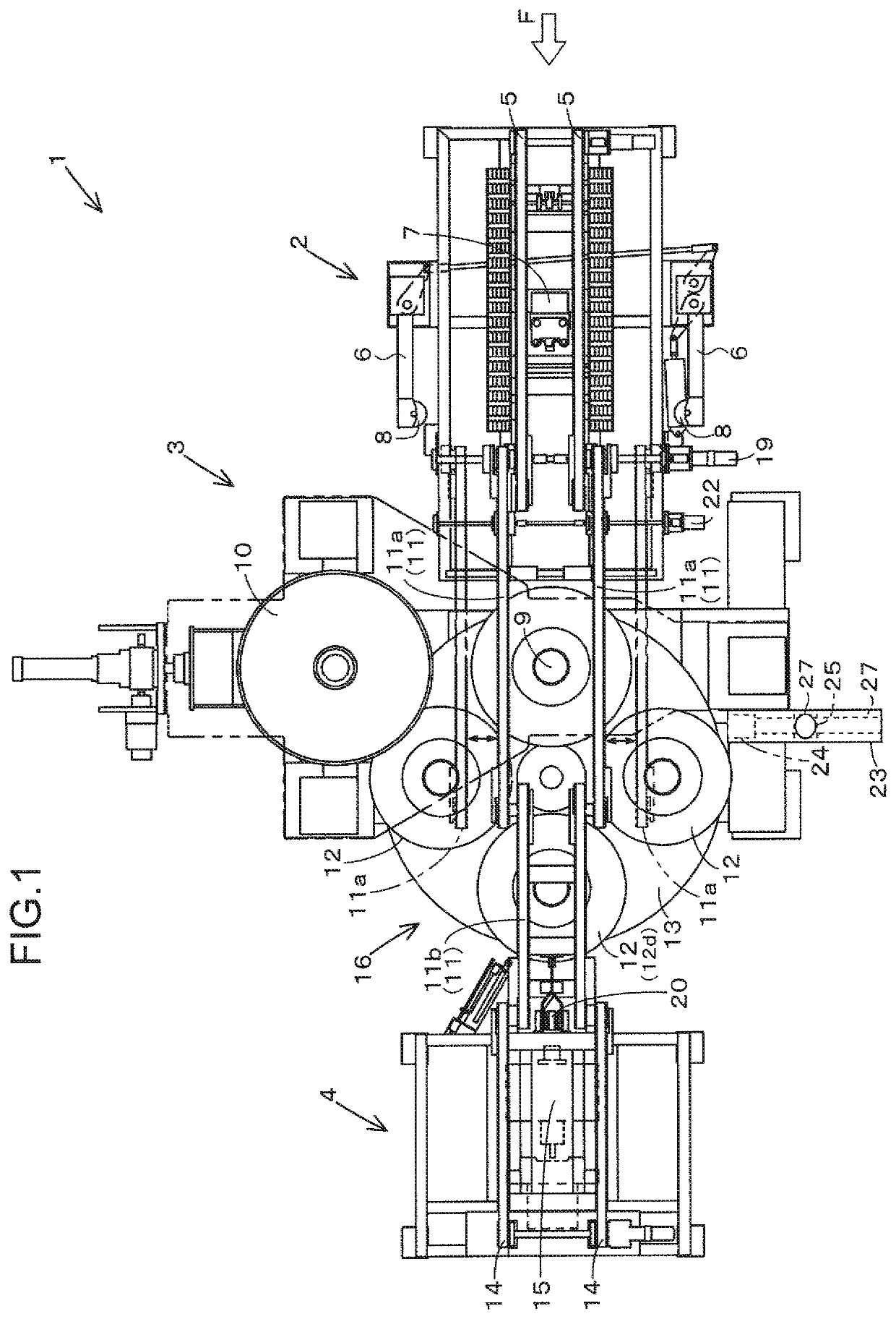 Tire testing machine