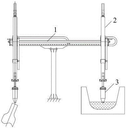 A kind of liquid metal extraction equipment