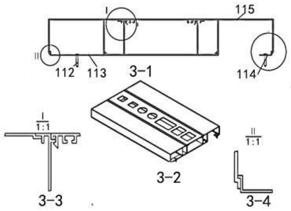 Design of side multi-cavity equipment belt