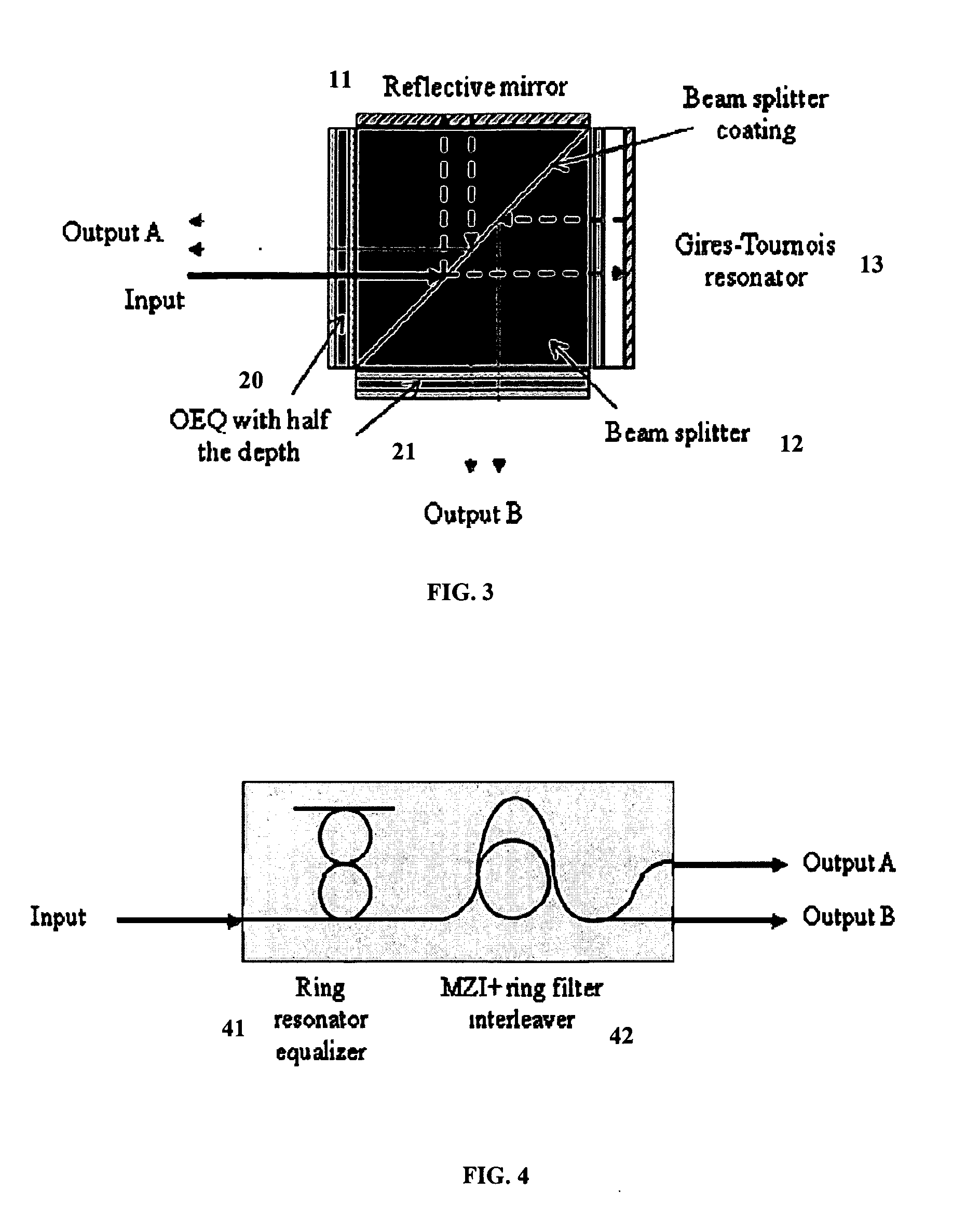 Intra-Channel Equalizing Optical Interleaver