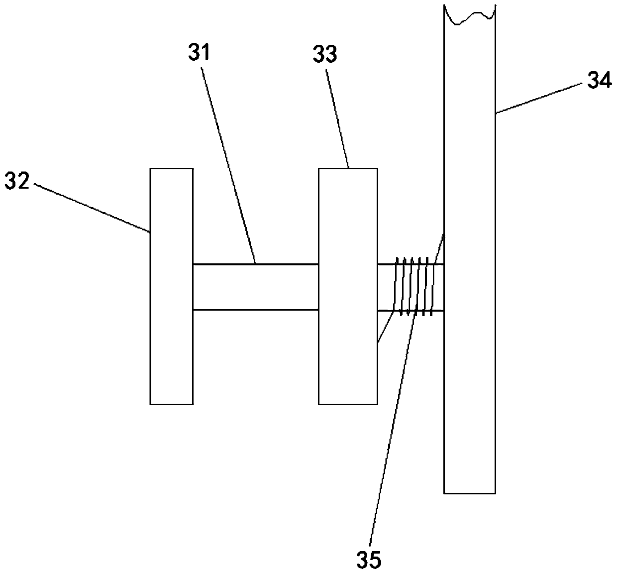 Angle steel cutting device capable of accurately positioning cutting length