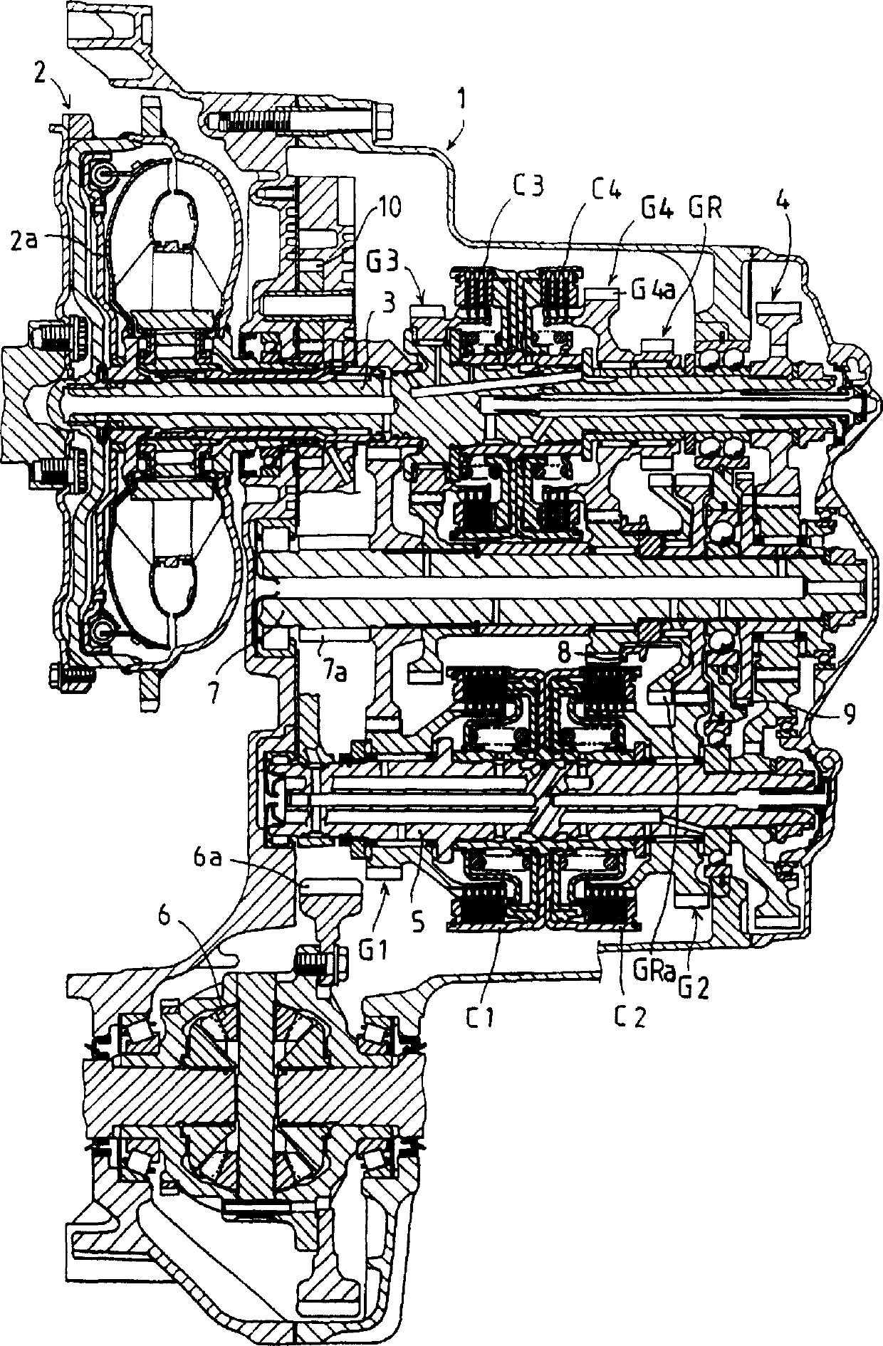 Control apparatus for hydraulically operated vehicular transmission