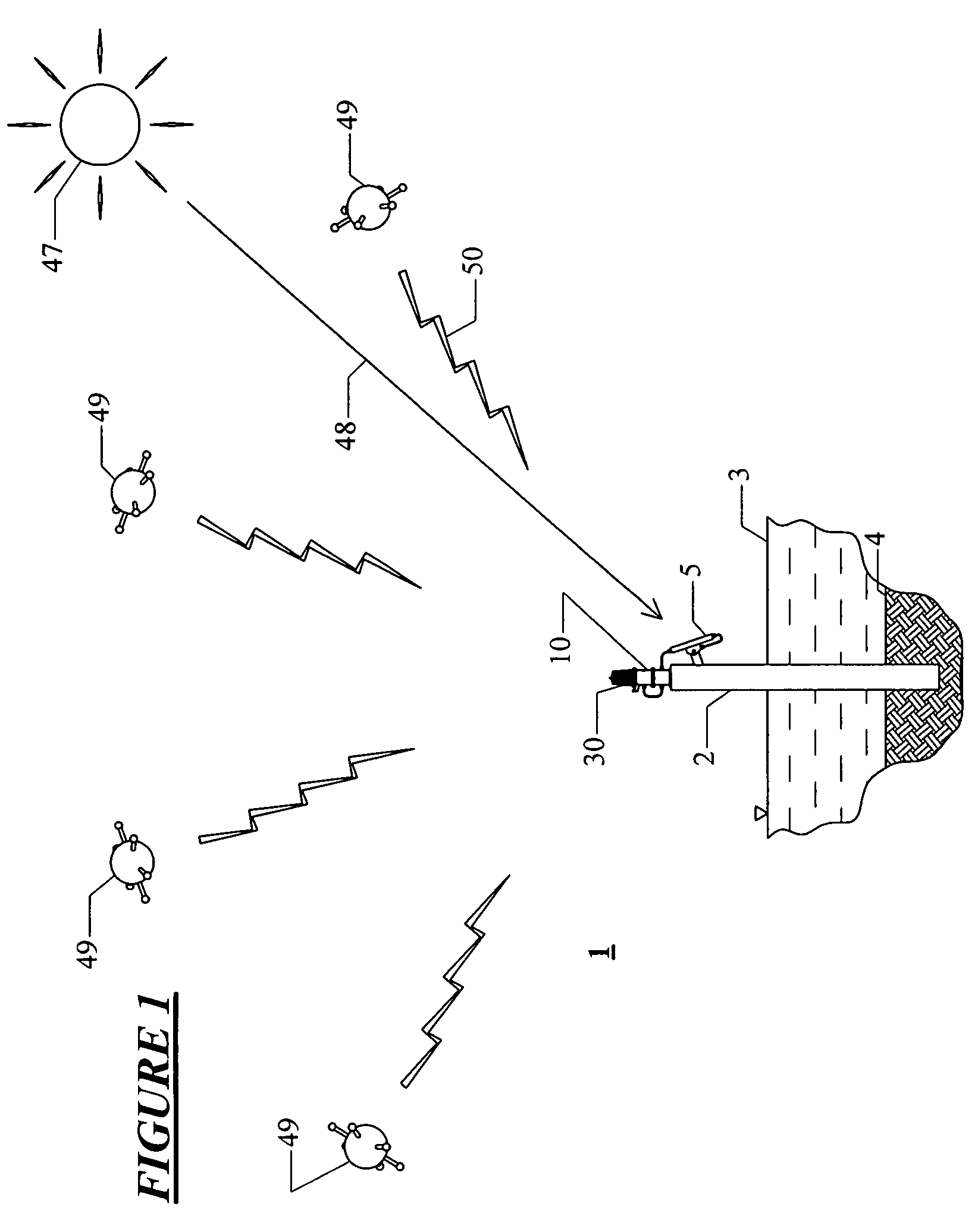 Marine lantern controlled by GPS signals