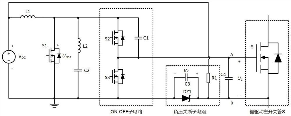 E2-type resonance driving circuit for MOSFET and modulation method of E2-type resonance driving circuit