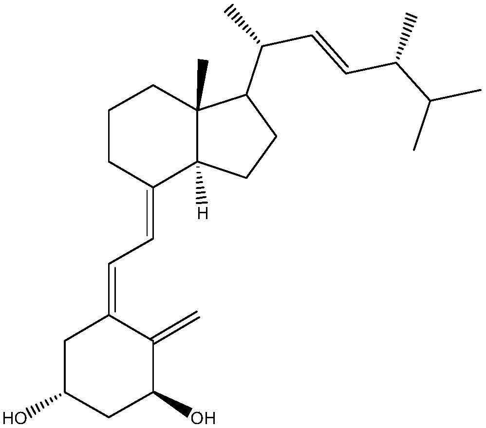 Calculation method of content in doxercalciferol injection