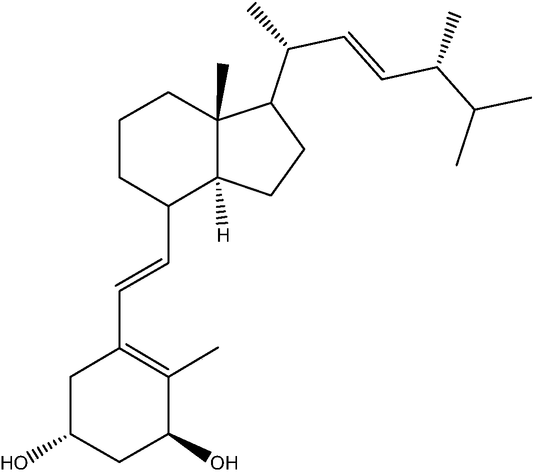 Calculation method of content in doxercalciferol injection