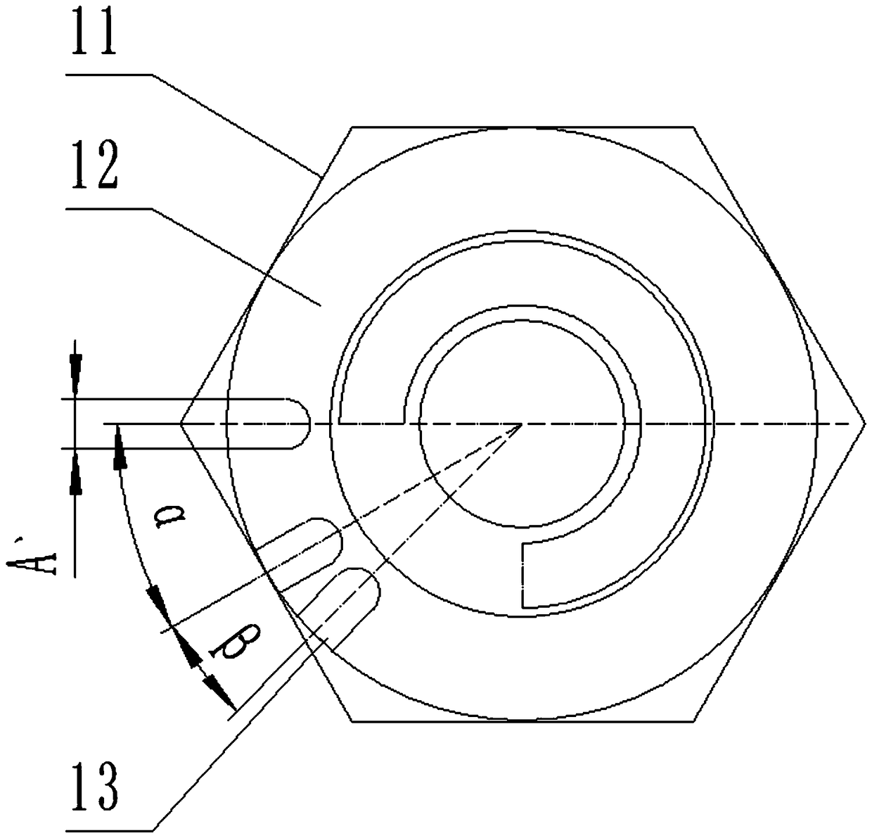 a stop structure