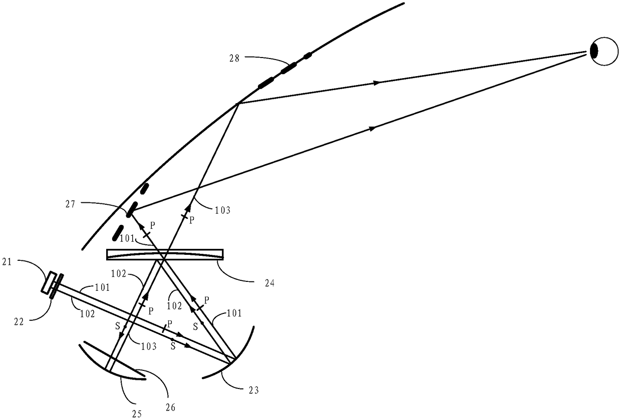 Head-up display device, control method thereof and vehicle