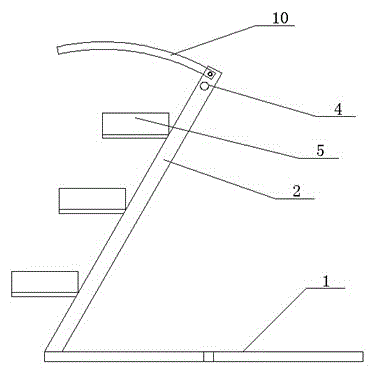 Indoor plant planting rack