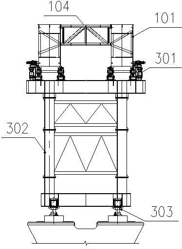 Mobile formwork bridge fabrication machine and construction method for cast-in-situ bridge fabrication