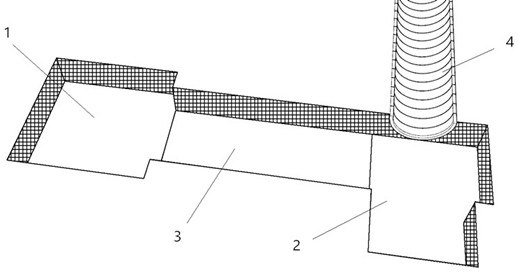 A fast receiving translation construction method of shield machine in cavern