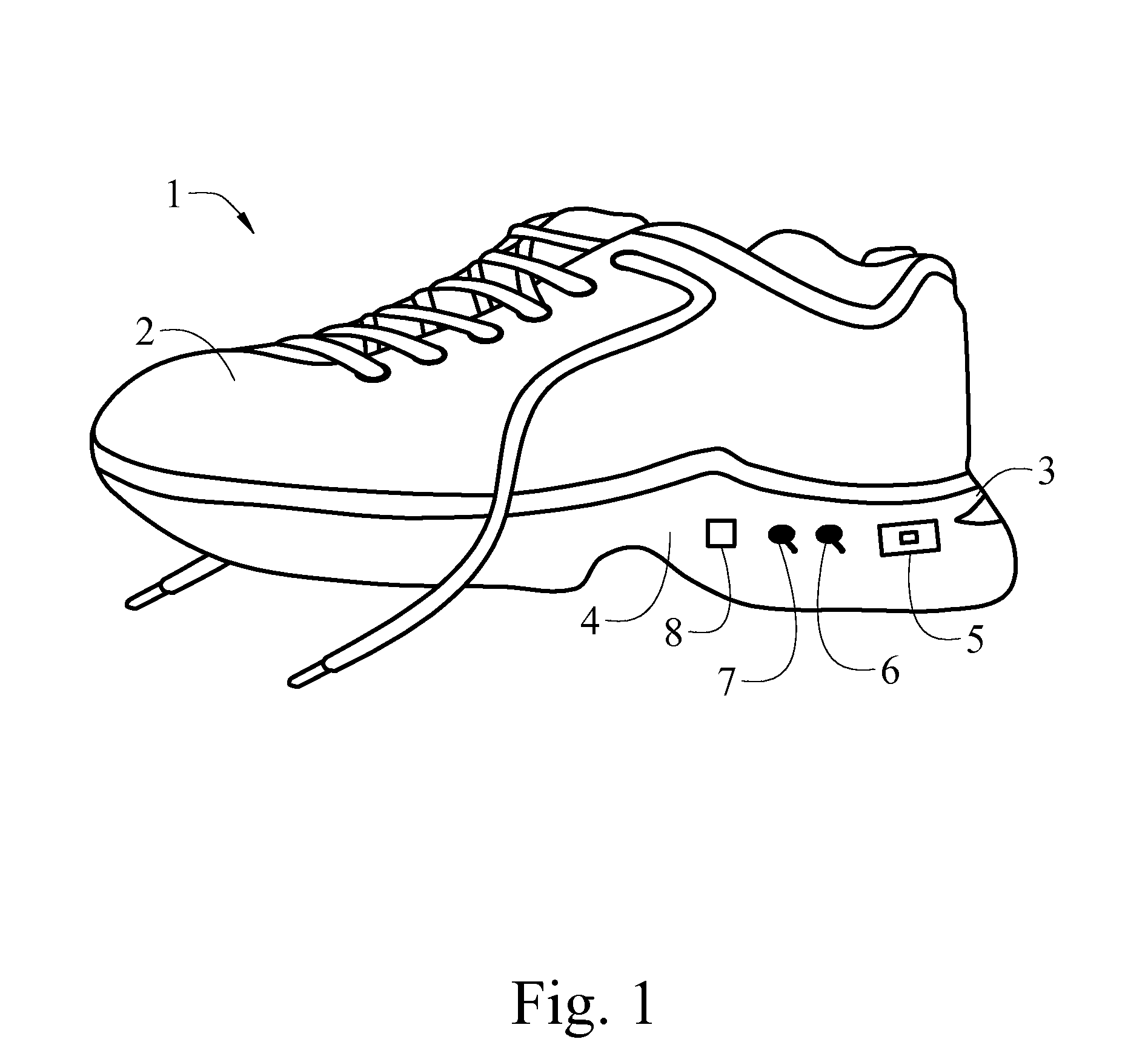 Vibratory shoe for feet