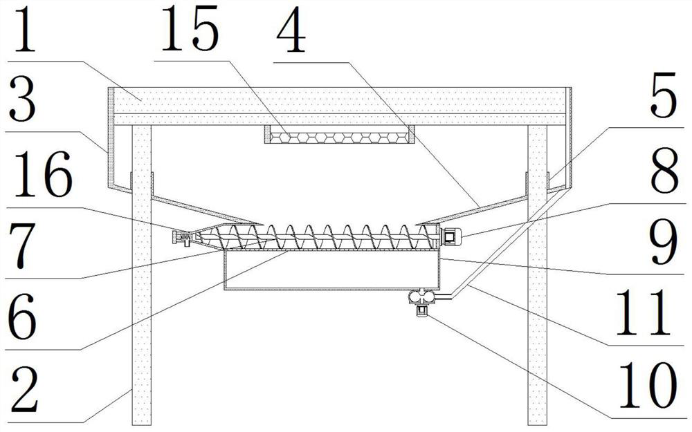 Integrated cutting table for live pig slaughtering