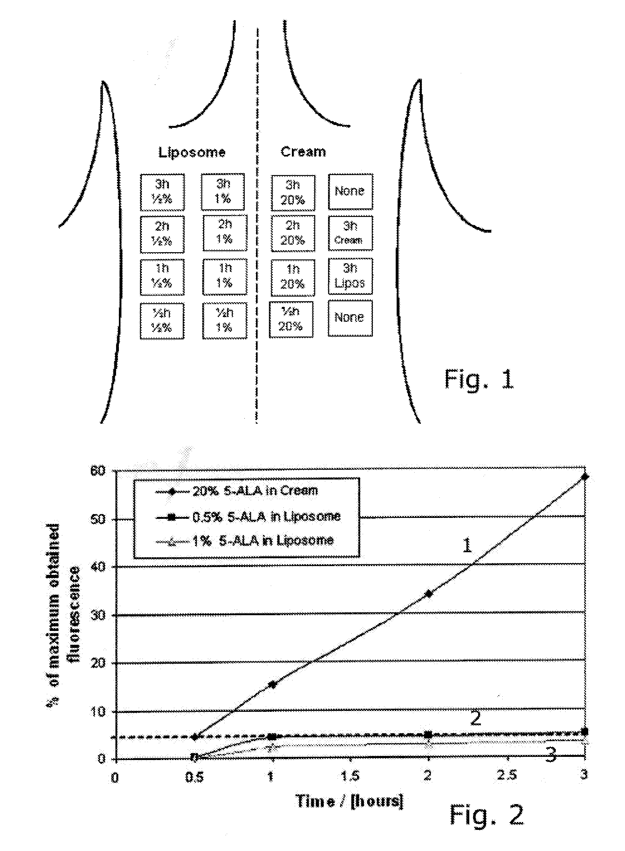 Method for non-therapeutic or therapeutic photodynamic skin treatment