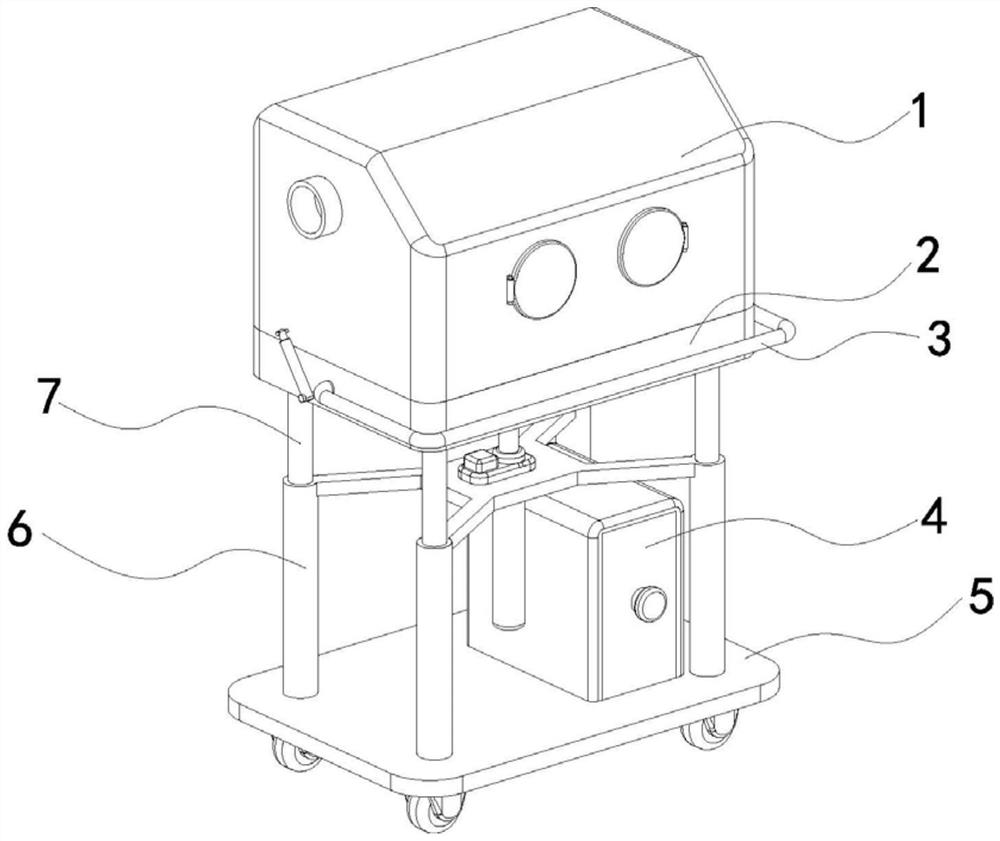 Anti-infection isolation device for clinical medicine of neonatology department