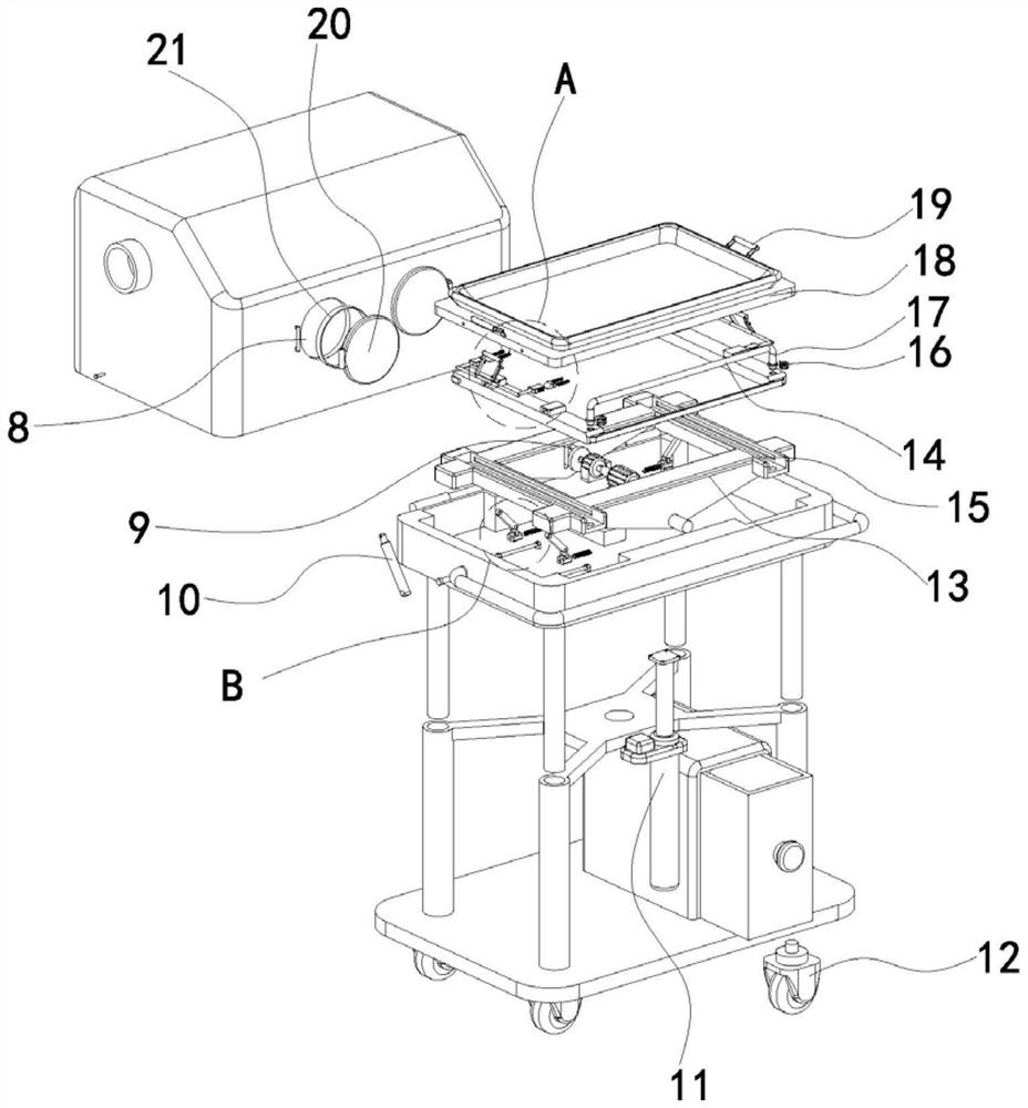 Anti-infection isolation device for clinical medicine of neonatology department