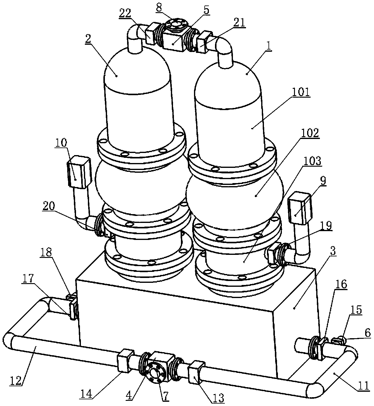 Automatic oxygen-production generator based on PSA principle