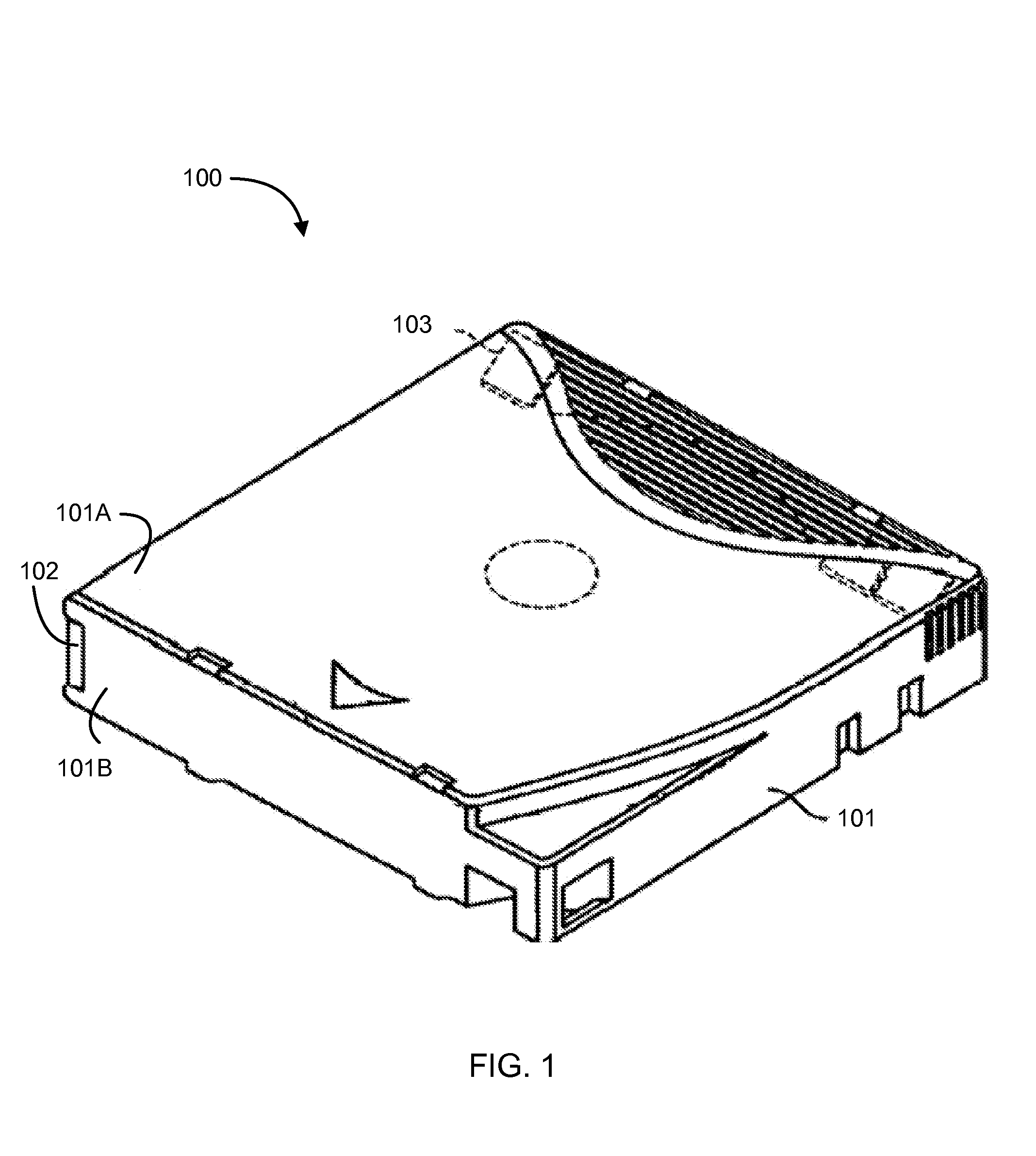 Cartridge for storing biosample plates and use in automated data storage systems