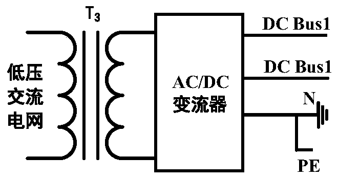 A kind of ac/dc converter based on multiplexing inductor