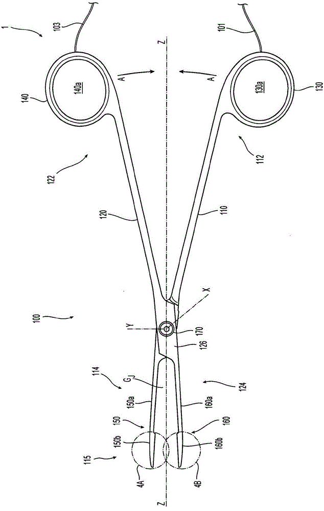 Blood vessel sealing and separating device for super fine dissection with spanning function