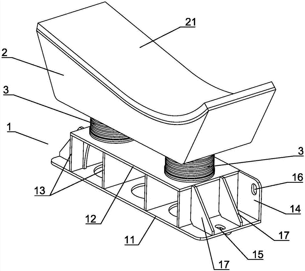 Tilting auxiliary supporting device