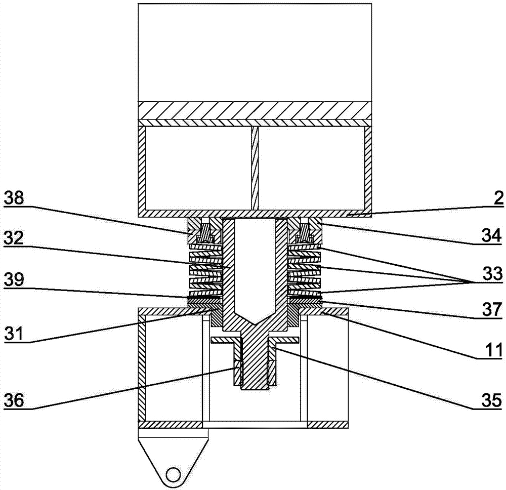 Tilting auxiliary supporting device