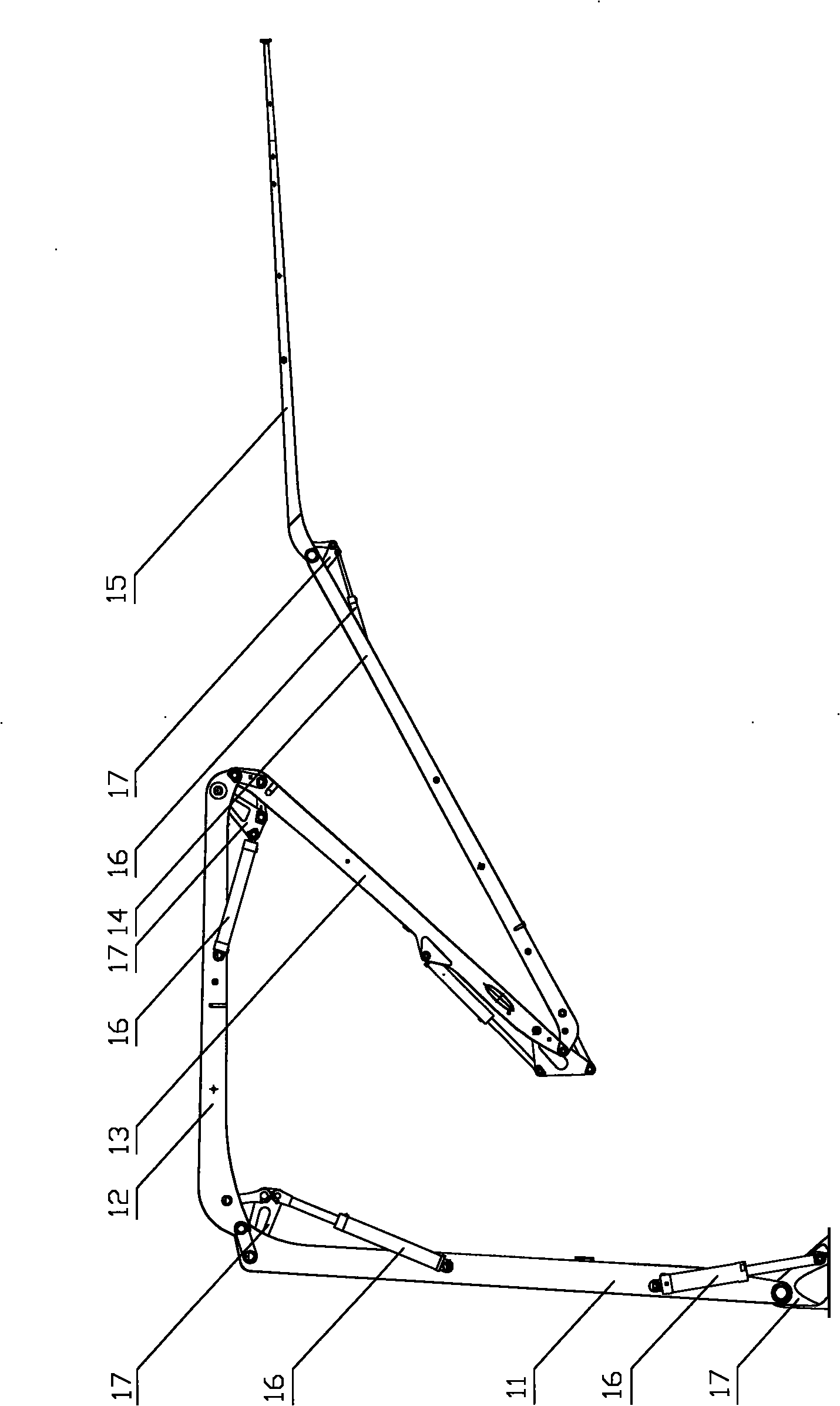 Concrete pump truck and boom device thereof