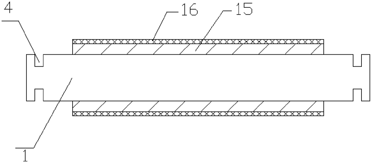 A prefabricated pipe shell for heat preservation and cold preservation