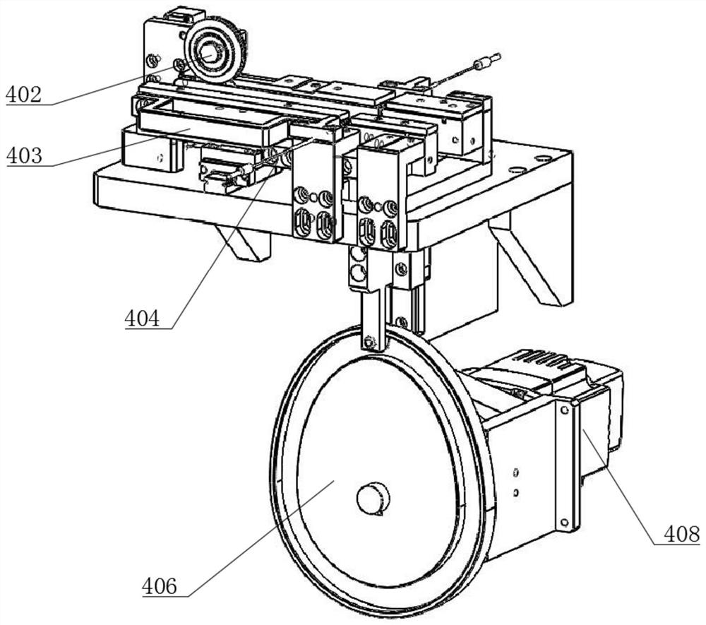 A kind of smt strip cutting device and cutting and labeling method