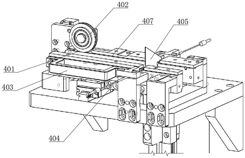 A kind of smt strip cutting device and cutting and labeling method