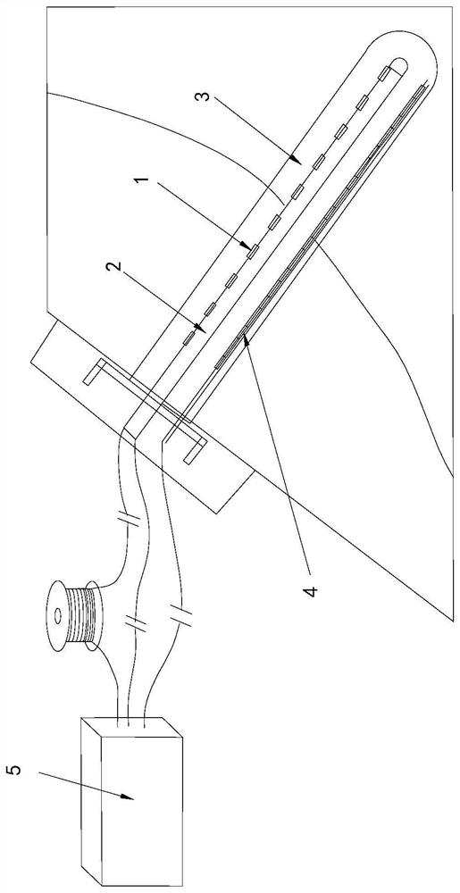 A monitoring method for slurry cracks based on strain loss