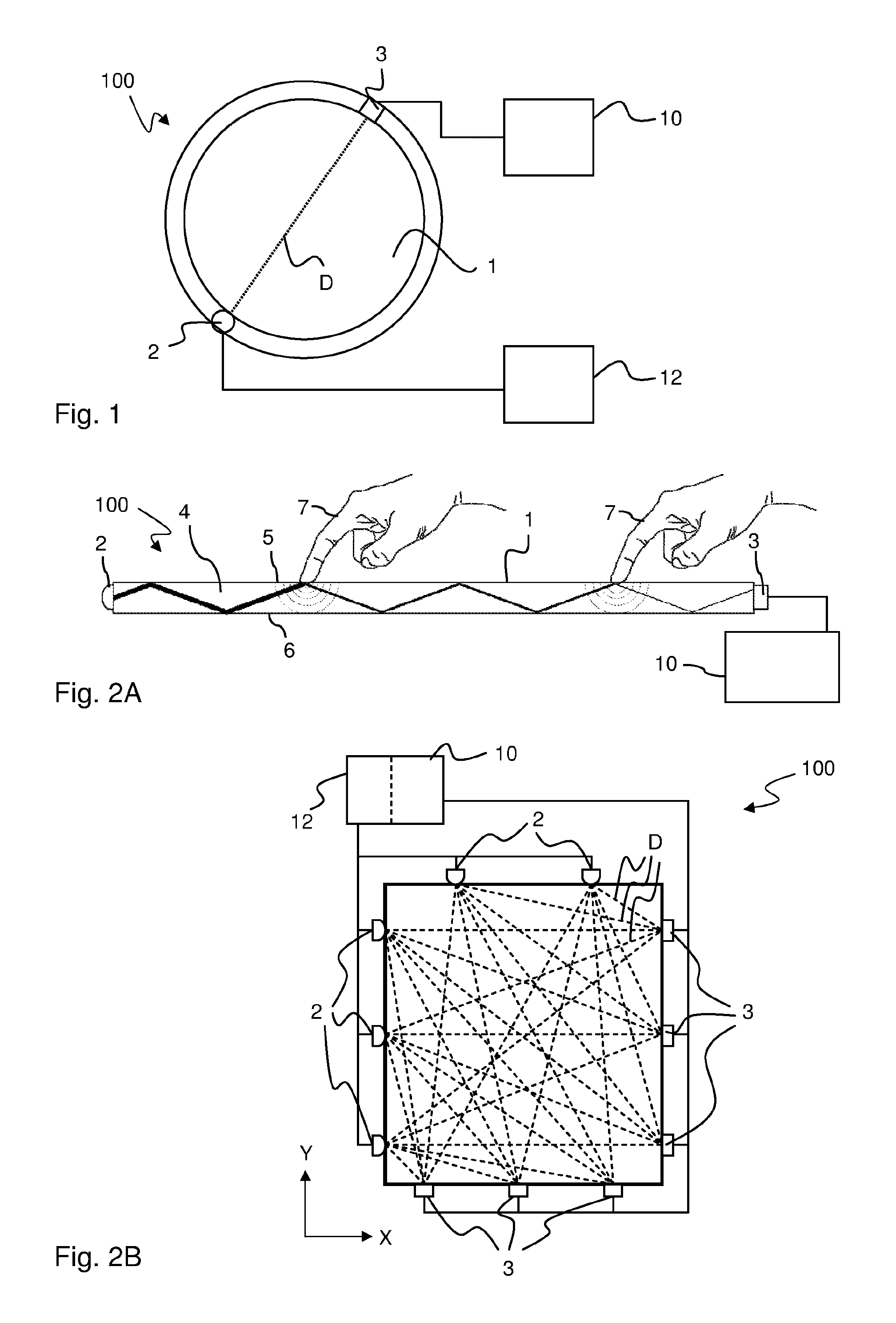 Touch determination with signal enhancement