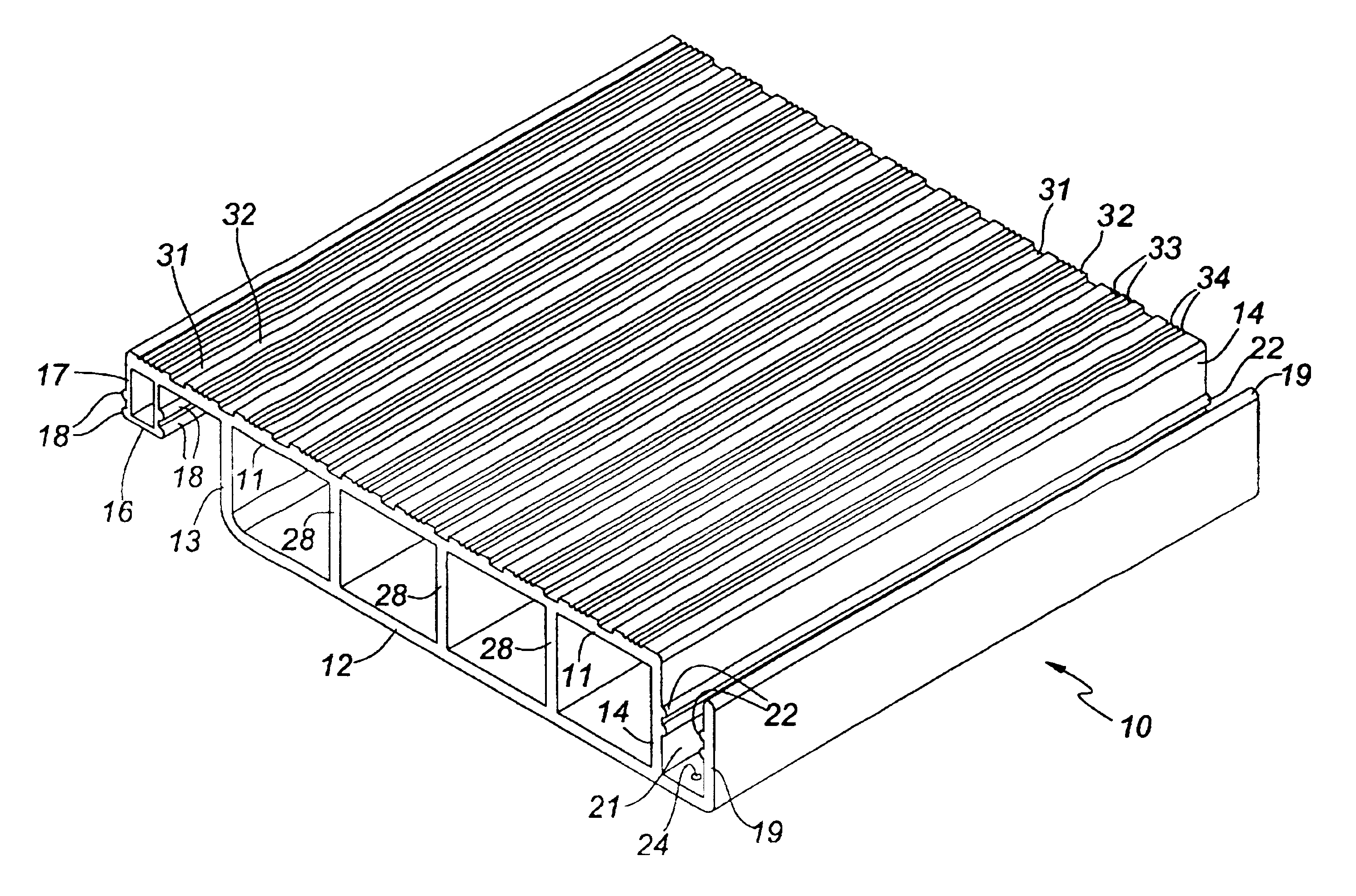 Modular decking planks